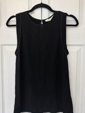 A.L.C. Italian Silk Black Sleeveless Top Tank Size S